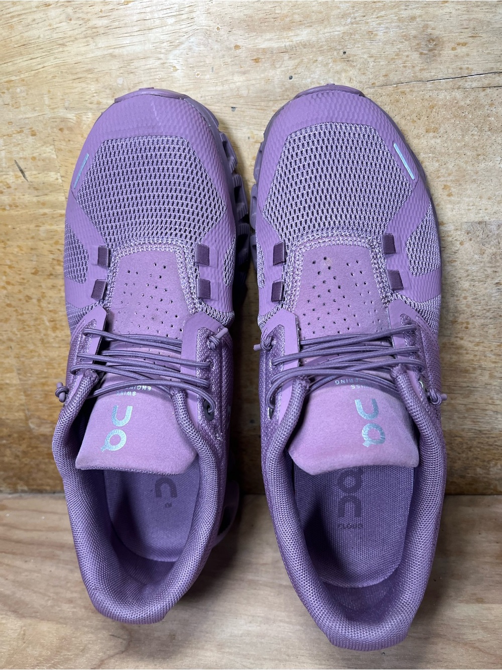 On Cloud 5 LIGHTWEIGHT Womens Size 6 Running Shoes Sneakers Fig Quartz - Picture 8 of 13